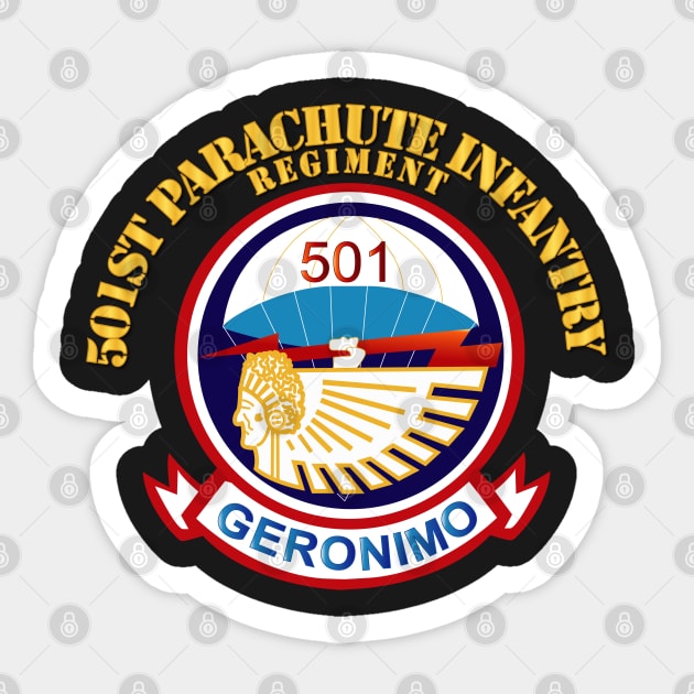 501 Parachute Infantry Regiment - PP Sticker by twix123844